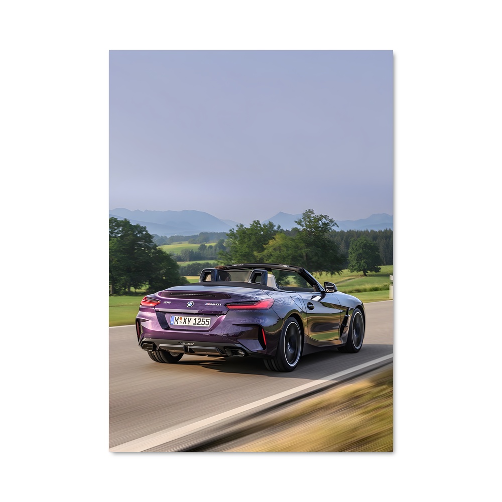 Poster Vitesse Pourpre